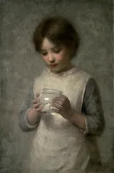 Girl with a Silver Fish, 1889